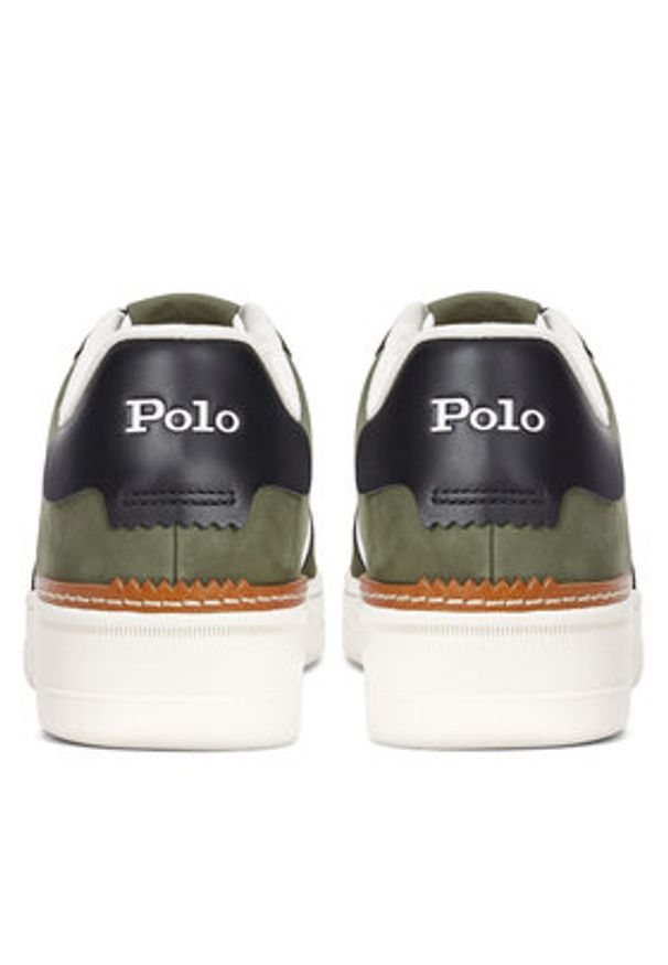 Polo Ralph Lauren Sneakersy 809955690002 Zielony. Kolor: zielony. Materiał: zamsz, skóra
