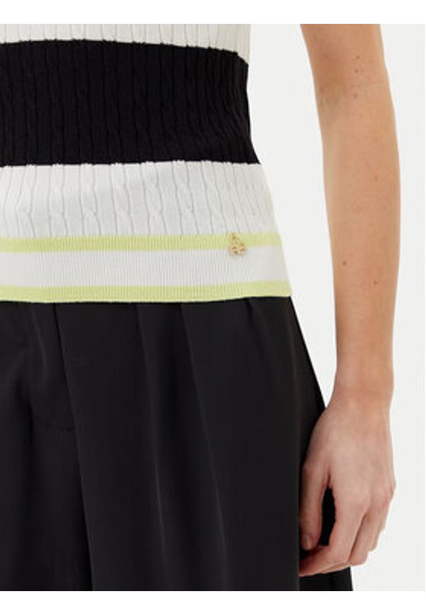 Artigli - ARTIGLI Sweter ACMA001937 Biały Regular Fit. Kolor: biały. Materiał: wiskoza