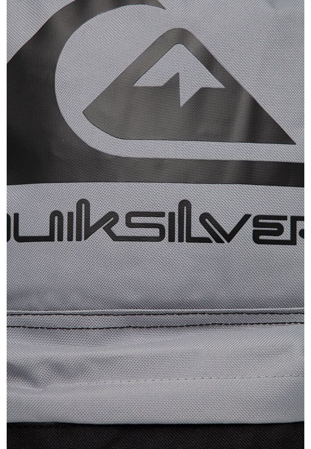 Quiksilver plecak męski kolor czarny duży z nadrukiem. Kolor: szary. Wzór: nadruk