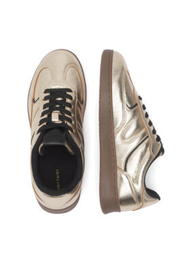Jenny Fairy Sneakersy WAG1314104A Złoty. Kolor: złoty. Materiał: skóra