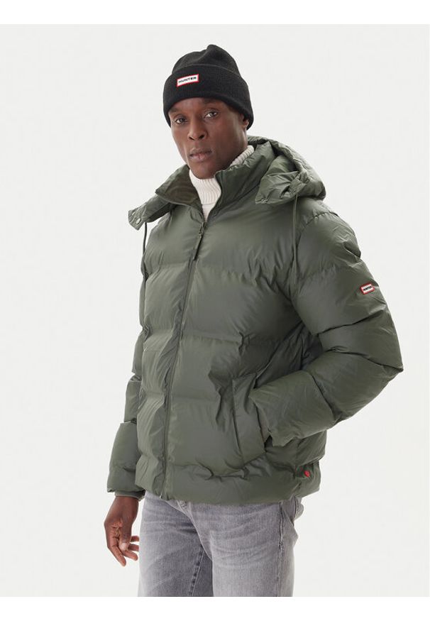 Hunter Kurtka zimowa Wiley HARM0021252 Zielony Regular Fit. Kolor: zielony. Materiał: syntetyk. Sezon: zima