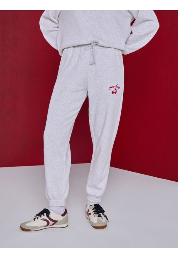Sinsay - Spodnie dresowe jogger - Inny. Materiał: dresówka