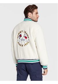 Tommy Jeans Kurtka bomber Tjm Collegiate Sherpa DM0DM15120 Écru Relaxed Fit. Materiał: syntetyk #4