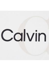 Calvin Klein Chusta Monologo K60K611981 Biały. Kolor: biały. Materiał: bawełna