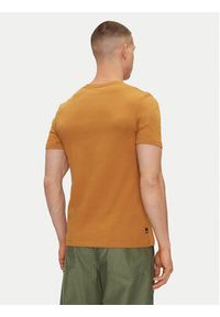 Timberland T-Shirt TB0A5WQQ Beżowy Regular Fit. Kolor: beżowy. Materiał: bawełna #4
