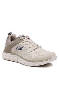 skechers - Skechers Sneakersy Syntac 232398/TPE Beżowy. Kolor: beżowy. Materiał: materiał #5