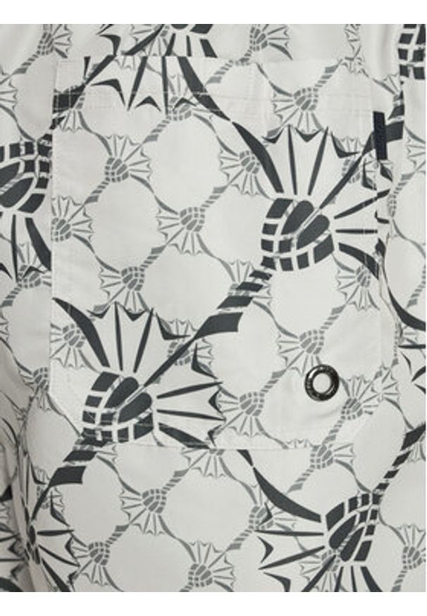 JOOP! Szorty kąpielowe Babados 30041400 Écru Regular Fit. Kolor: kremowy. Materiał: syntetyk