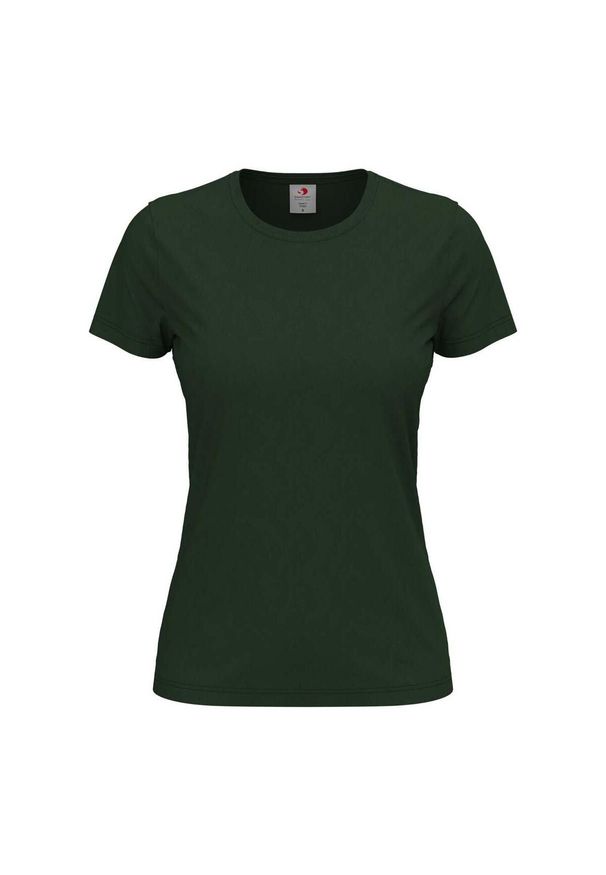 Stedman - Damska Klasyczna Koszulka O Dopasowanym Kroju. Kolor: zielony. Sport: turystyka piesza