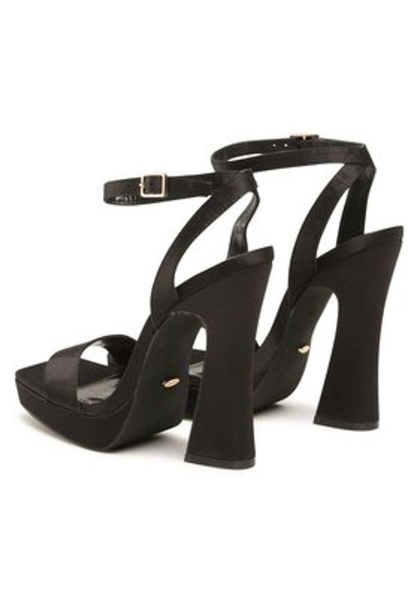 DeeZee Sandały LS5878-01 Czarny. Kolor: czarny. Materiał: materiał