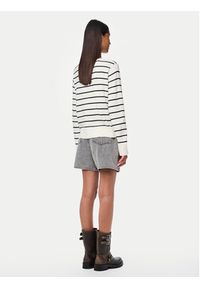 Pieces Sweter Joy 17150579 Biały Regular Fit. Kolor: biały. Materiał: syntetyk #4
