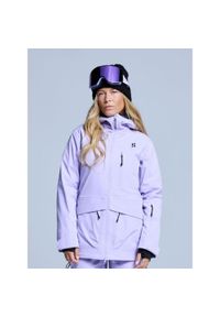 POEDERBAAS - Kurtka narciarska - Damska - Hardshell - Freeride 3L - Liliowa. Kolor: fioletowy. Materiał: hardshell. Sezon: zima. Sport: narciarstwo #1