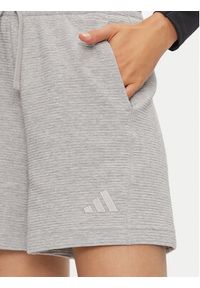 Adidas - adidas Szorty sportowe ALL SZN IY6826 Szary Loose Fit. Kolor: szary. Materiał: bawełna #4