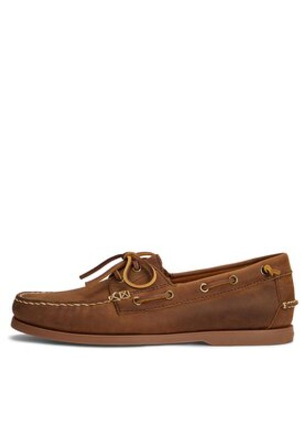 Polo Ralph Lauren Mokasyny 803932219002 Brązowy. Kolor: brązowy. Materiał: skóra