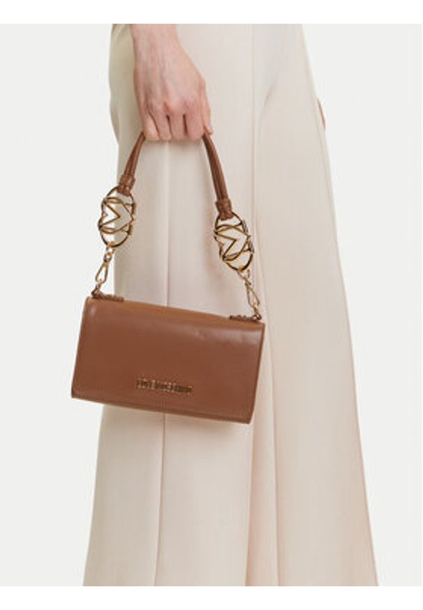 Love Moschino - LOVE MOSCHINO Torebka JC4051PP1MLF0201 Brązowy. Kolor: brązowy. Materiał: skórzane
