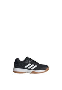 Adidas - Buty piłkarskie Speedcourt IN Kids. Kolor: biały, wielokolorowy, czarny, brązowy. Materiał: materiał. Sport: piłka nożna