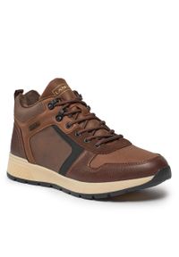 Sneakersy Lanetti MP07-01543-03 Brązowy. Kolor: brązowy