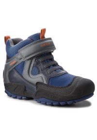 Śniegowce Geox J N. Savage B.B Abx A J841WA 011BC C0002 S Blue/Dk Grey. Kolor: niebieski. Materiał: materiał