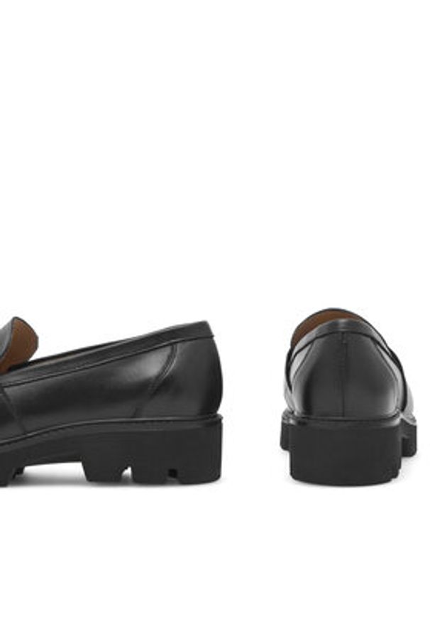 Badura Loafersy AMANTEA-E23-28180NAP Czarny. Kolor: czarny. Materiał: skóra