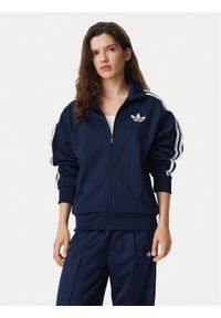 Adidas - adidas Bluza Pinstripe Firebrid Loose Tracktop KS9983 Granatowy Regular Fit. Kolor: niebieski. Materiał: syntetyk #1