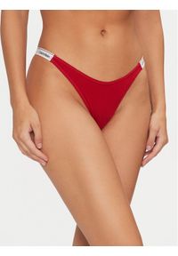 Calvin Klein Underwear Stringi 000QD5157E Czerwony. Kolor: czerwony. Materiał: bawełna