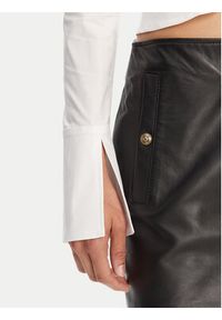Versace Jeans Couture Koszula 78HAL203 Biały Slim Fit. Kolor: biały. Materiał: bawełna #5