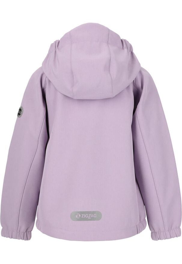 ZigZag - Dziecięca kurtka wodoodporna Zigzag Softshell Bjorn W-PRO 8000. Kolor: fioletowy. Materiał: softshell. Styl: sportowy