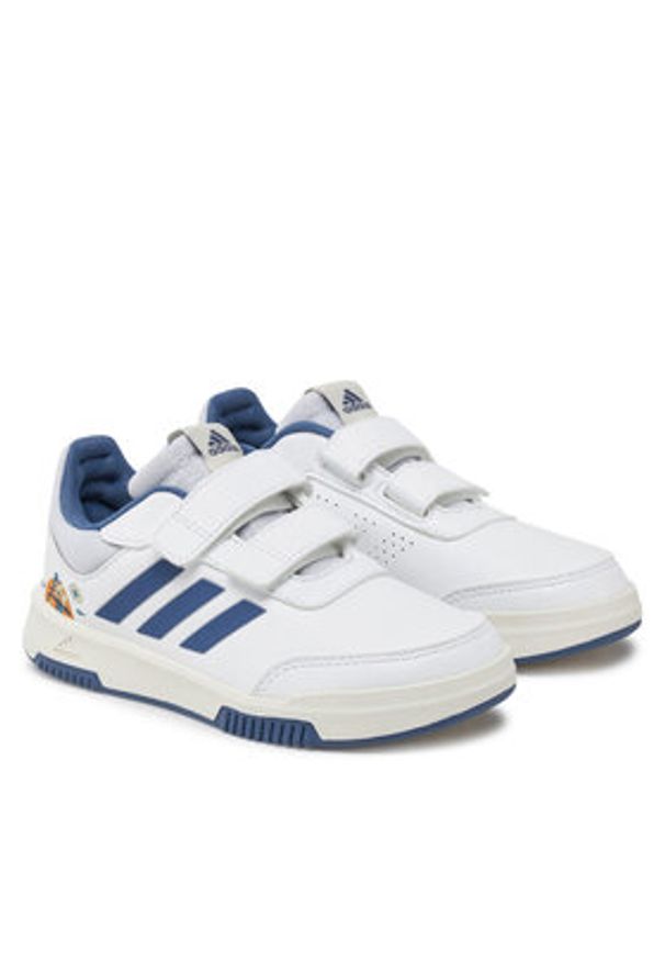 Adidas - adidas Sneakersy Disney Mickey Mouse Tensaur IH1193 Biały. Kolor: biały. Materiał: skóra. Wzór: motyw z bajki