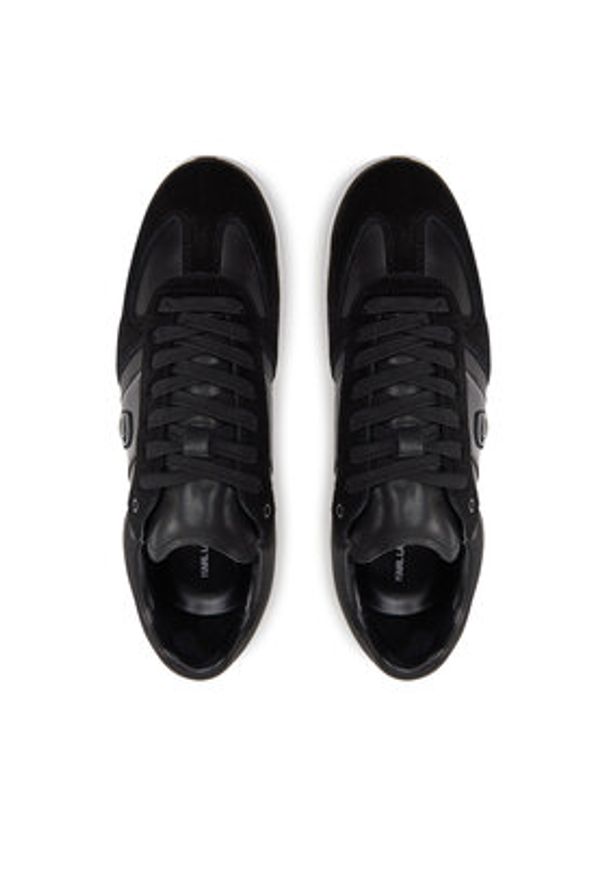 Karl Lagerfeld - KARL LAGERFELD Sneakersy Atlas KL51831 Czarny. Kolor: czarny. Materiał: skóra