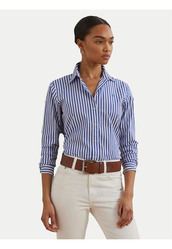 Lauren Ralph Lauren - LAUREN RALPH LAUREN Koszula 200970765001 Niebieski Classic Fit. Kolor: niebieski. Materiał: bawełna