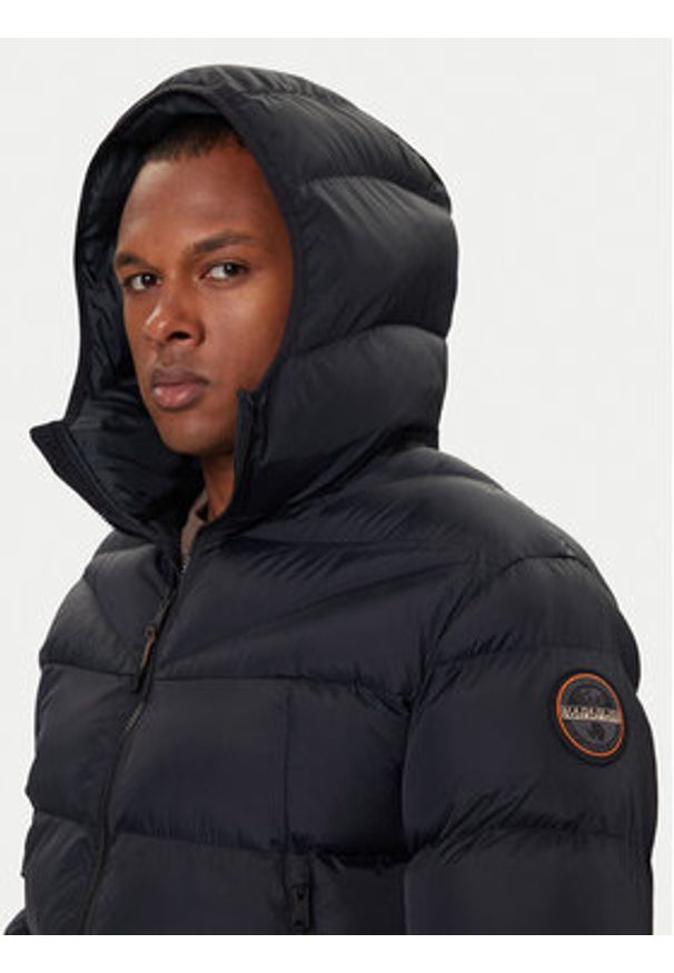 Napapijri Kurtka zimowa A-Molveno NP0A88V2 Czarny Regular Fit. Kolor: czarny. Materiał: syntetyk. Sezon: zima