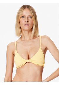 Roxy Dół od bikini ERJX304759 Żółty. Kolor: żółty. Materiał: syntetyk