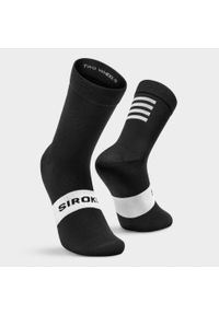 SIROKO - Skarpetki rowerowe unisex S1 Black Kapelmuur. Kolor: czarny. Materiał: nylon, elastan. Sport: kolarstwo