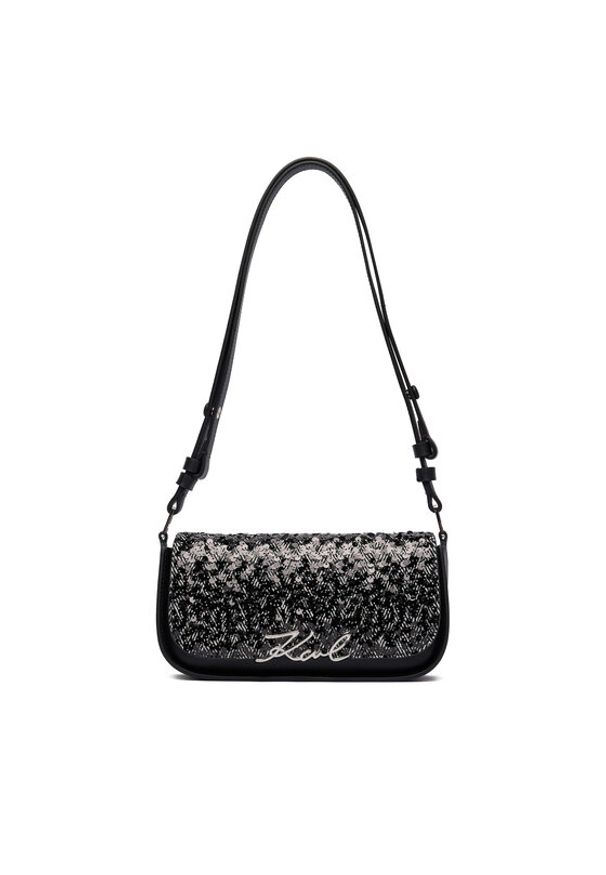 Karl Lagerfeld - KARL LAGERFELD Torebka A4W30040 Czarny. Kolor: czarny. Materiał: skórzane