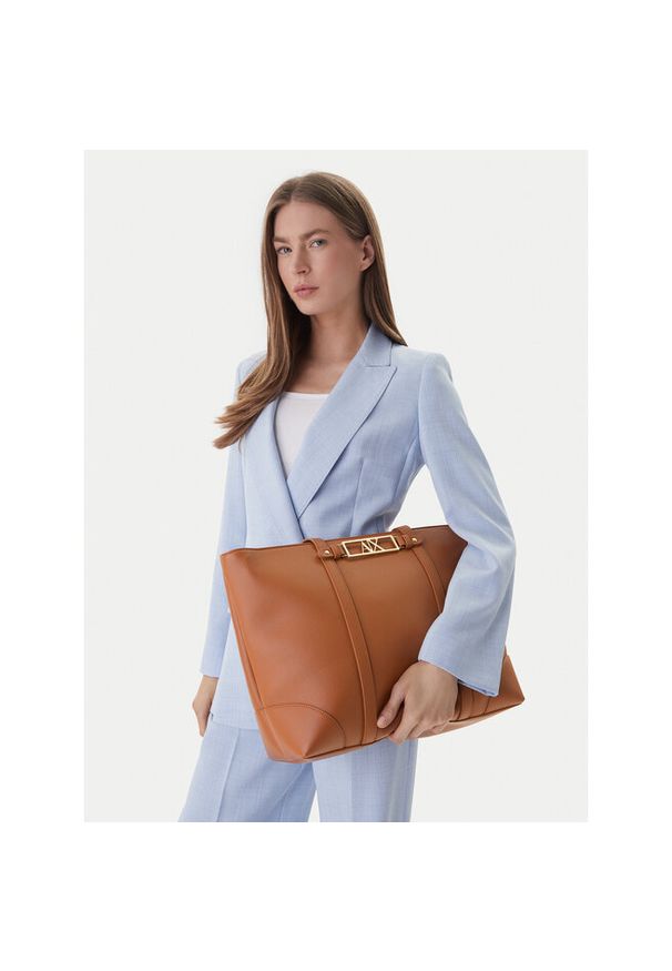 Torebka Armani Exchange. Kolor: brązowy
