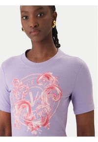 Versace Jeans Couture Sukienka codzienna 80HAOE01 CJ02E Fioletowy Slim Fit. Okazja: na co dzień. Kolor: fioletowy. Materiał: bawełna. Typ sukienki: proste. Styl: casual #5