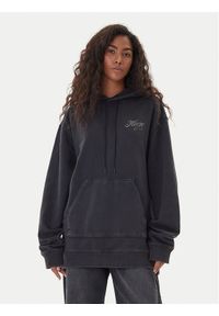 Hugo - HUGO Bluza Dejandra 50547955 Szary Oversize. Kolor: szary. Materiał: bawełna