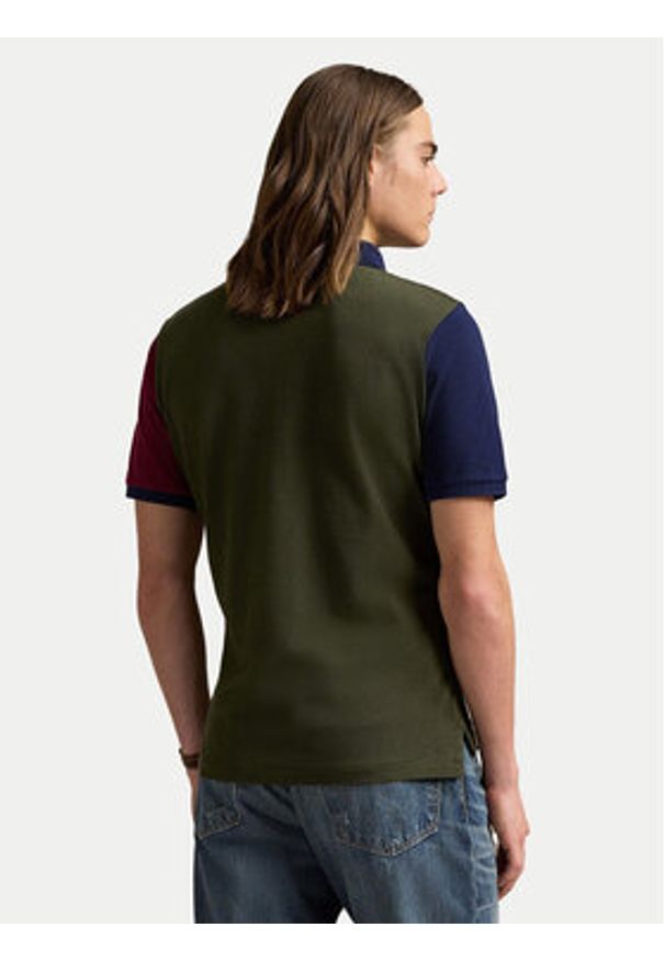 Polo Ralph Lauren Polo 710958777001 Zielony Classic Fit. Typ kołnierza: polo. Kolor: zielony. Materiał: bawełna