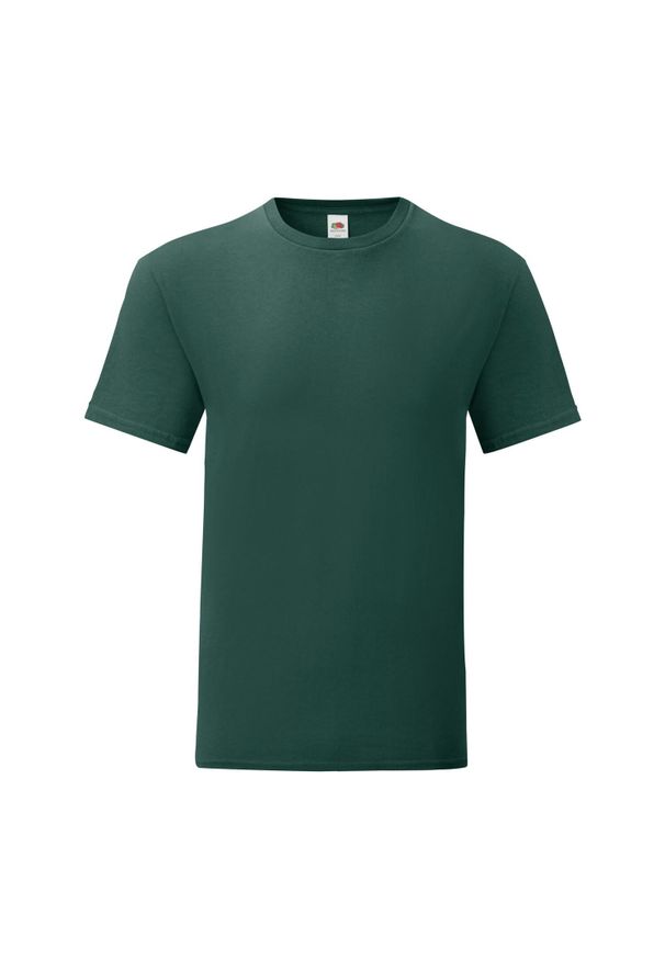 FRUIT OF THE LOOM - Kultowa Koszulka Unisex Dla Dorosłych. Kolor: czerwony, wielokolorowy, zielony