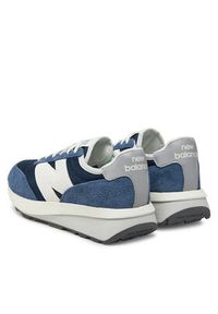 New Balance Sneakersy U370AG Granatowy. Kolor: niebieski. Materiał: skóra, zamsz #5