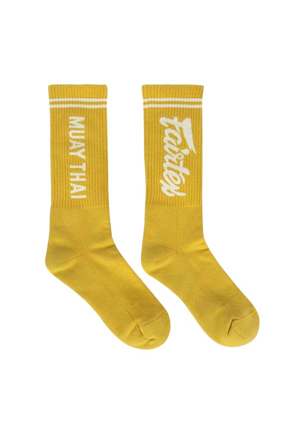 FAIRTEX - Skarpety Fairtex SOCK2. Kolor: żółty