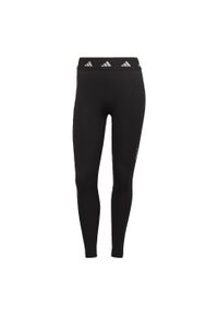 Adidas - Techfit 7/8 Leggings. Kolor: czarny. Materiał: materiał. Technologia: Techfit (Adidas). Sport: fitness