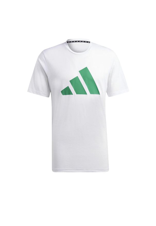 Adidas - Koszulka adidas Essentials Feelready Logo. Kolor: niebieski, wielokolorowy, biały. Materiał: materiał