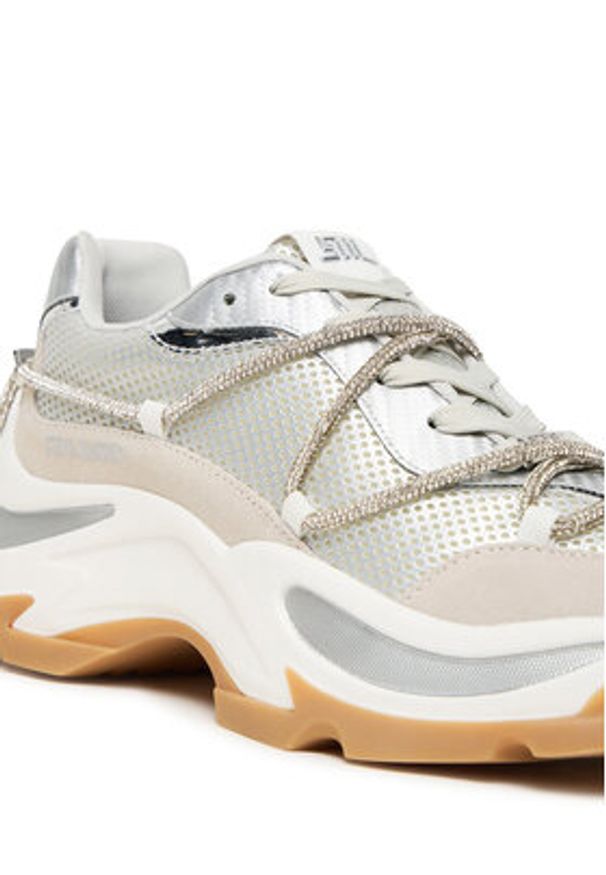 Steve Madden Sneakersy Z Nation SM11004807 Srebrny. Kolor: srebrny. Materiał: materiał