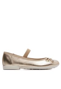Baleriny Geox. Kolor: złoty #1