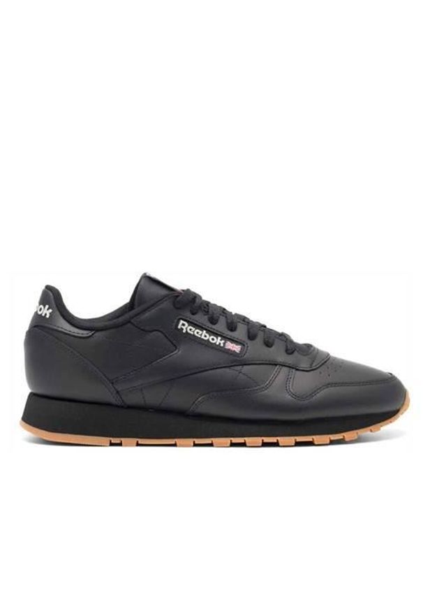 Buty do chodzenia męskie Reebok Classic Leather. Zapięcie: sznurówki. Kolor: czarny. Materiał: skóra, guma, tkanina. Szerokość cholewki: normalna. Model: Reebok Classic. Sport: turystyka piesza