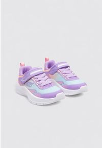 skechers - Adidasy Skechers Microspec Advance - Oasis Poi, Dzieci. Okazja: na co dzień. Kolor: fioletowy. Materiał: materiał