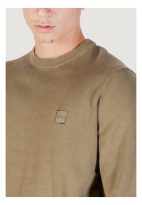 BOSS Sweter Kanovano_S 10265856 01 Zielony Casual Fit. Okazja: na co dzień. Kolor: zielony. Styl: casual