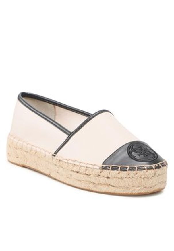 Guess Espadryle Jaleel2 FL6J2L ELE14 Biały. Kolor: biały. Materiał: skóra