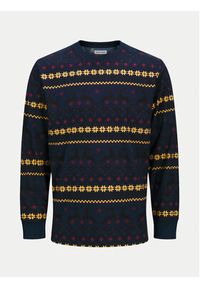 Jack & Jones - Jack&Jones Piżama 12268512 Granatowy Loose Fit. Kolor: niebieski. Materiał: syntetyk