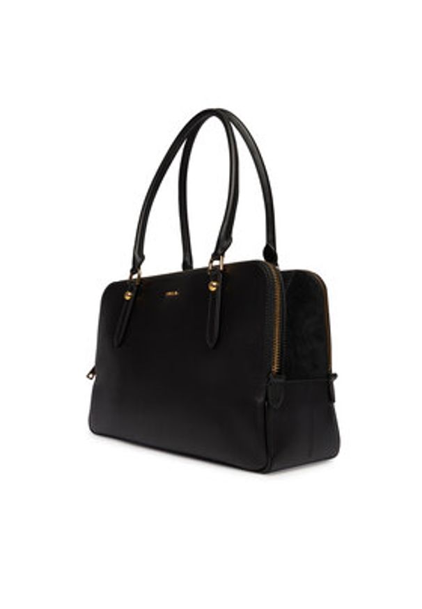 Furla Torebka Giulia L WB01872 BX0460 CN O6000 Czarny. Kolor: czarny. Materiał: zamszowe, skórzane